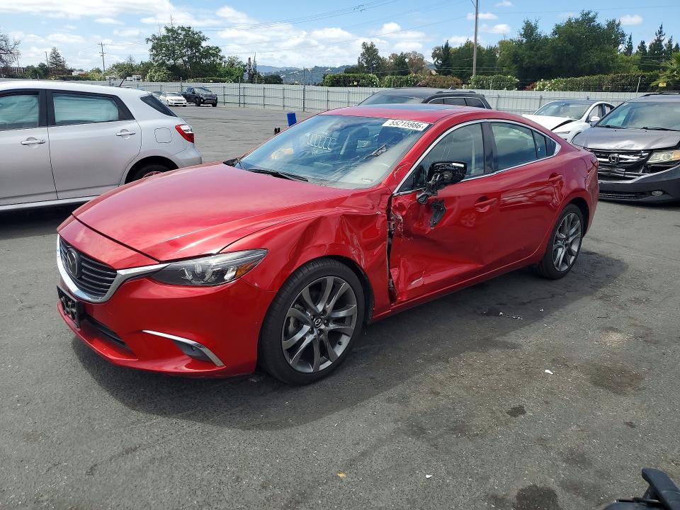 2017 Mazda 6 VIN JM1GL1W50H1131823 COPART salvage auction — SIDE, CA - SALVAGE CERTIFICATE, sold $3,950 on 2026-07-28 (photo 1)