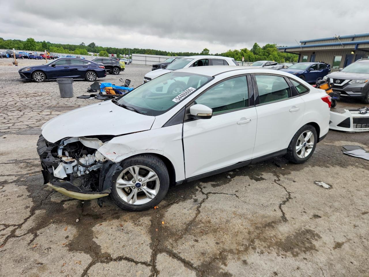 2014 Ford Focus VIN 1FADP3F22EL172999 COPART salvage auction — Front End, TN - SALVAGE CERTIFICATE, sold $800 on 2026-07-09 (photo 1)