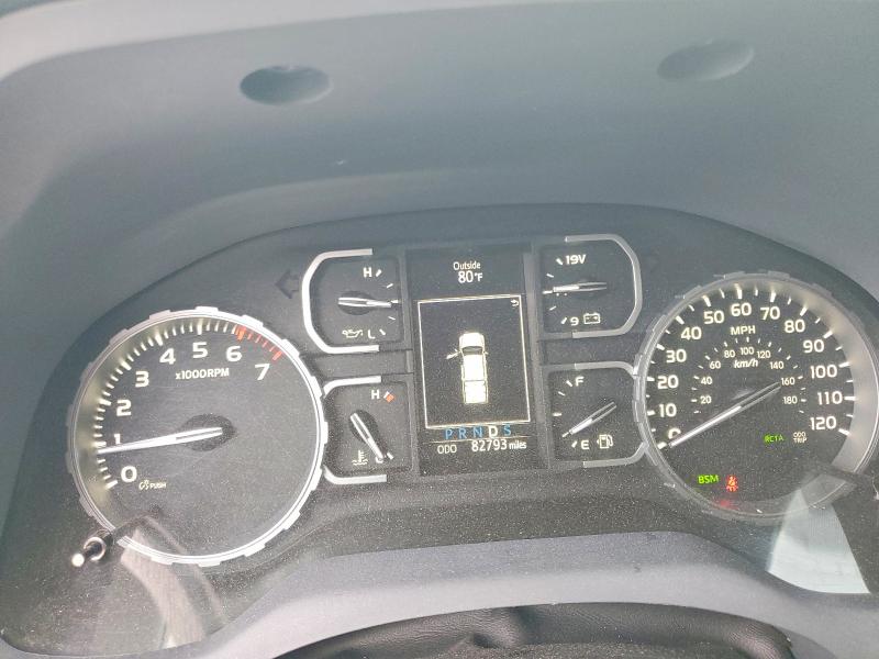 2021 Toyota Tundra VIN 5TFRY5F19MX298753 COPART salvage auction — FRONT END, Fl - Certificate Of Destruction, sold $9,600 on 2026-07-31 (photo 9)