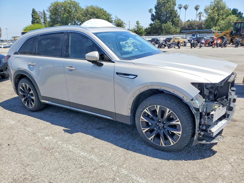 2024 Mazda Cx-90 VIN JM3KKDHA5R1145914 COPART salvage auction — FRONT END, Ca - Salvage Certificate, sold $13,500 on 2026-07-31 (photo 4)