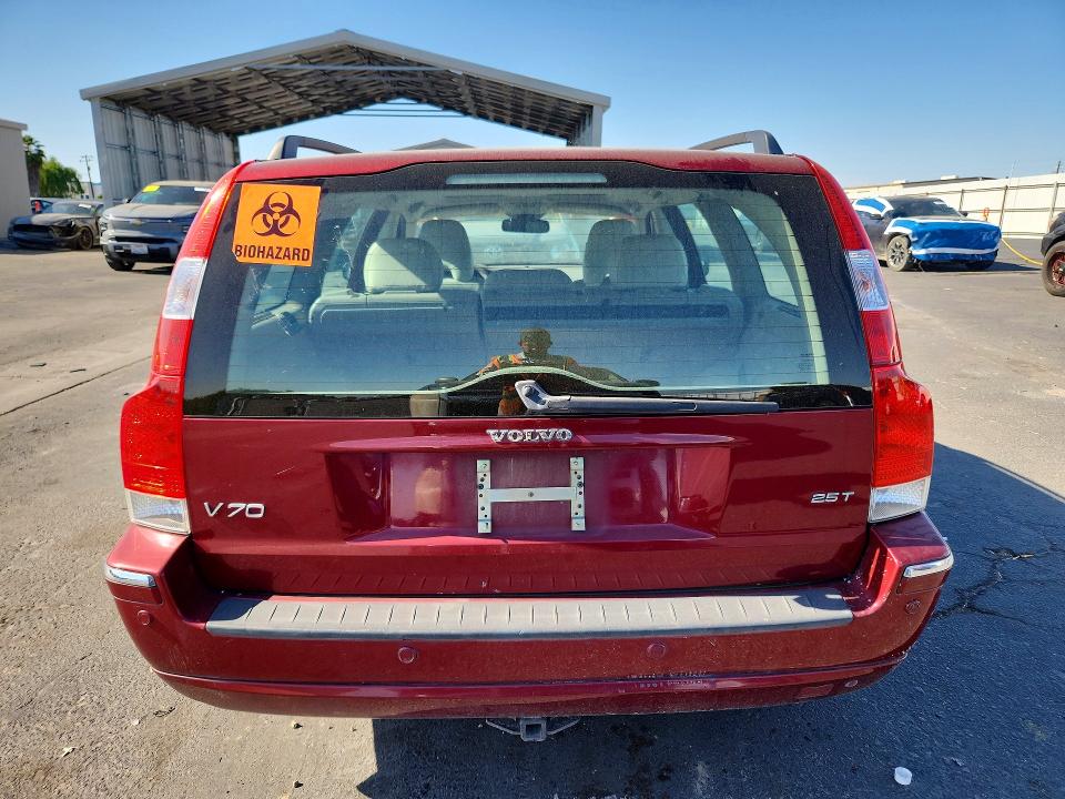 2006 Volvo V70 VIN YV1SW592462549815 COPART salvage auction — FRONT END, Ca - Salvage Certificate, sold $90 on 2026-07-23 (photo 6)