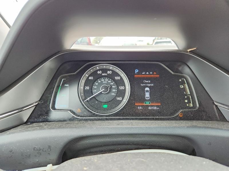 2022 Hyundai Ioniq VIN KMHC65LC1NU267996 COPART salvage auction — REAR END, Id - Salvage Certificate Of Title, sold $6,100 on 2026-07-27 (photo 9)