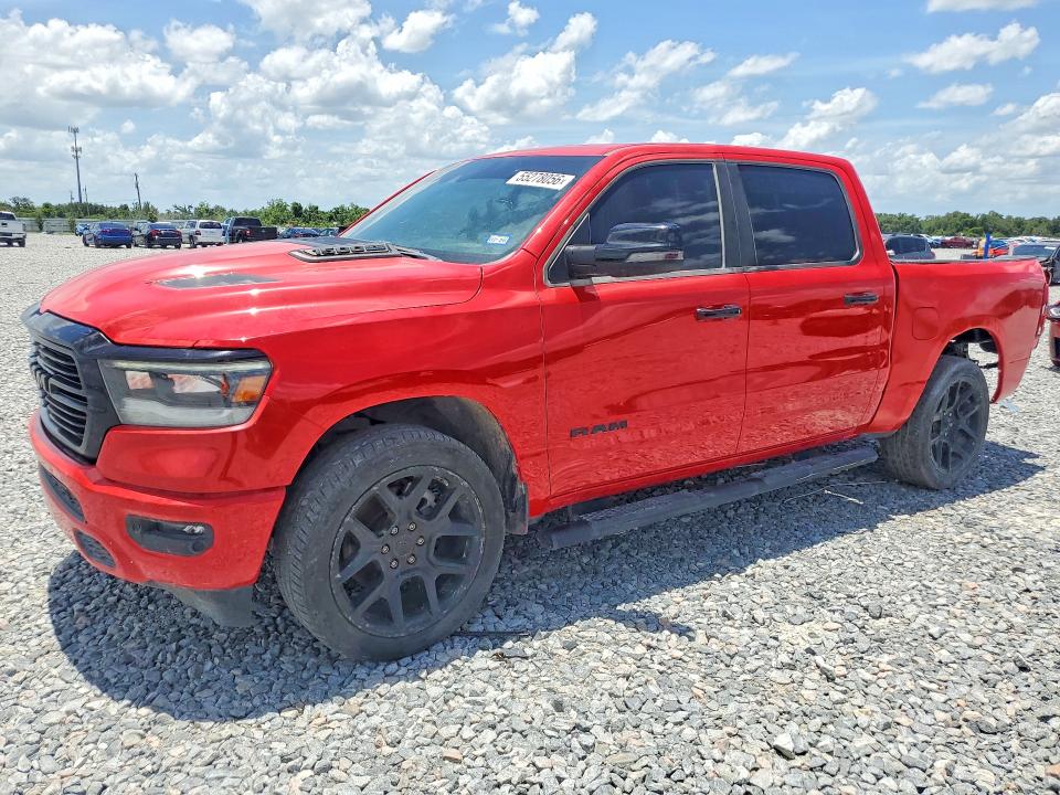 2024 Ram 1500 VIN 1C6SRFJT5RN234541 COPART salvage auction — REAR END, Tx - Certificate Of Title, sold $31,250 on 2026-07-21 (photo 1)