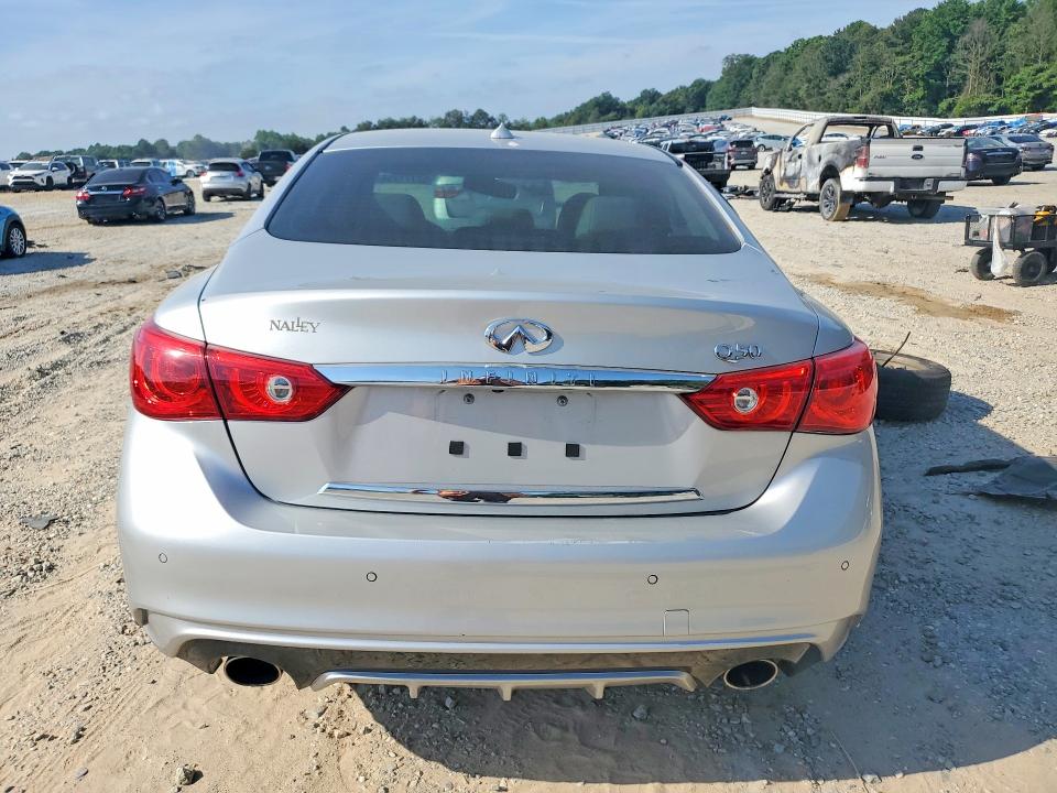 2015 Infiniti Q50 VIN JN1BV7AP1FM330359 COPART salvage auction — FRONT END, Ga - Cert Of Title-Rebuilt Salvage, sold $2,100 on 2026-07-22 (photo 6)