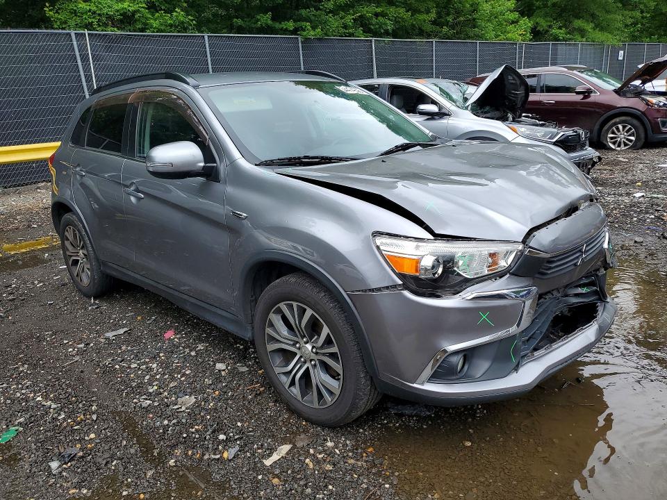 2017 Mitsubishi Outlander VIN JA4AR4AW4HZ022783 COPART salvage auction — FRONT END, ID - SALVAGE CERTIFICATE OF TITLE, sold $950 on 2026-07-28 (photo 4)