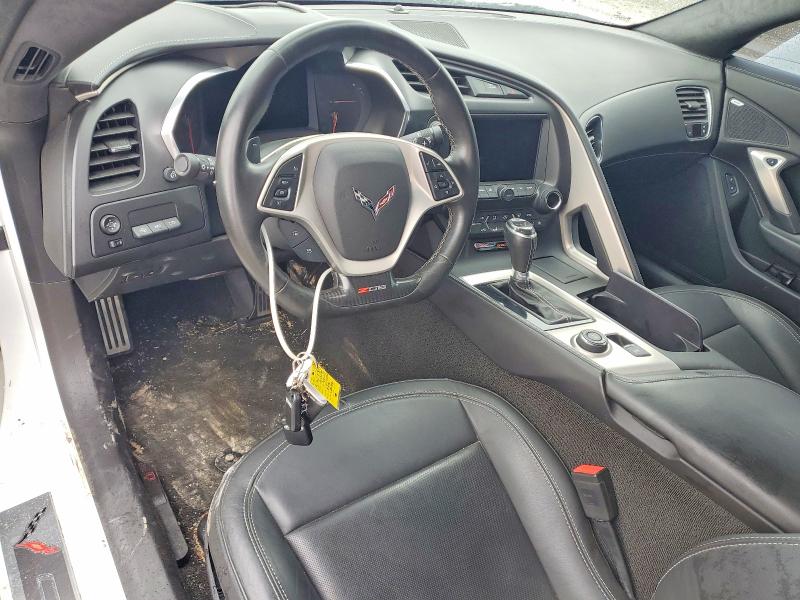 2016 Chevrolet Corvette VIN 1G1YU2D65G5604506 COPART salvage auction — VANDALISM, Mi - Certificate Of Title, sold $31,000 on 2026-07-21 (photo 8)