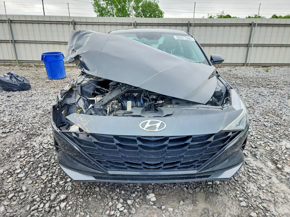 2021 Hyundai Elantra VIN 5NPLM4AG7MH021585 COPART salvage auction — FRONT END, Al - Cert Of Title-Salvage Title, sold $3,100 on 2026-07-21 (photo 5)