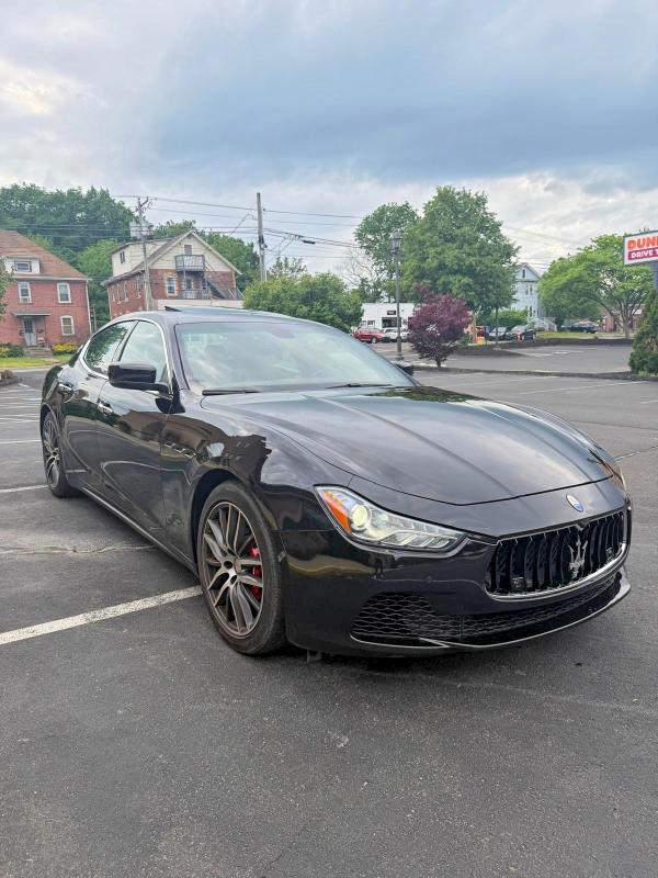 2015 Maserati Ghibli VIN ZAM57RTA0F1132975 COPART salvage auction — MINOR DENT/SCRATCHES, Mt - Certificate Of Title (P), sold $10,000 on 2026-07-10 (photo 4)