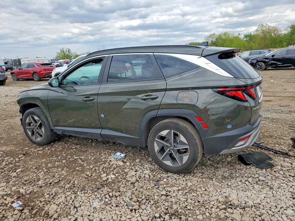 2025 Hyundai Tucson VIN 5NMJBCDE0SH446643 COPART salvage auction — FRONT END, Il - Salvage Certificate, sold $8,000 on 2026-07-29 (photo 2)