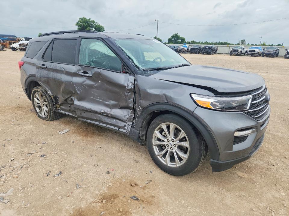 2024 Ford Explorer VIN 1FMSK7DHXRGA80712 COPART salvage auction — SIDE, Ga - Cert Of Title-Salvage, sold $7,800 on 2026-07-29 (photo 4)