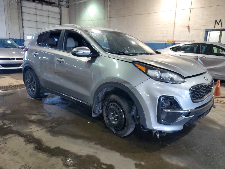 2020 Kia Sportage VIN KNDP63AC2L7787634 COPART salvage auction — VANDALISM, Mi - Certificate Of Title, sold $425 on 2026-07-21 (photo 4)