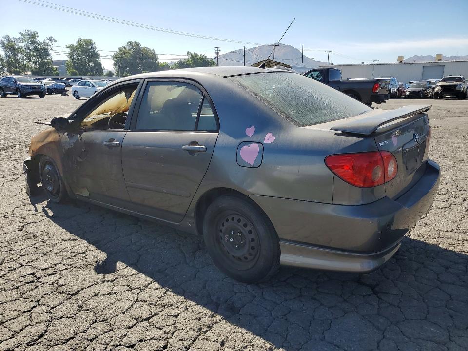2005 Toyota Corolla VIN 1NXBR32E25Z460507 COPART salvage auction — BURN, Ca - Acq Bos - Post Sale - Salvage, sold $150 on 2026-07-02 (photo 2)
