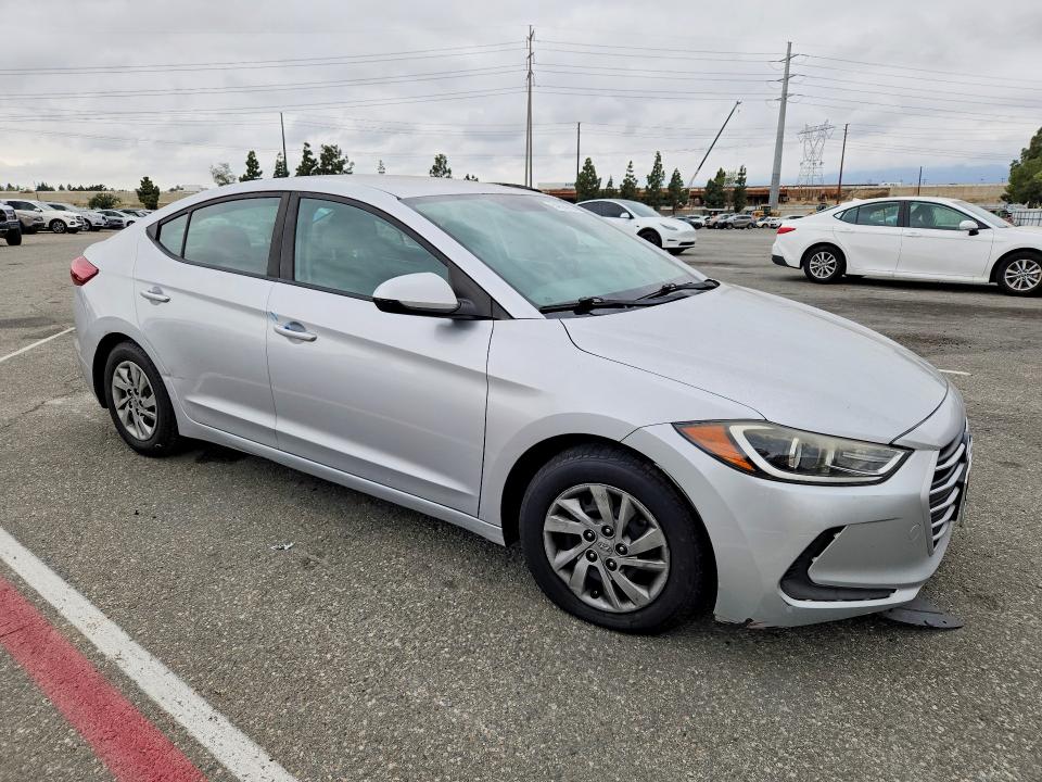 2017 Hyundai Elantra VIN KMHD74LF4HU355001 COPART salvage auction — UNDERCARRIAGE, Ca - Salvage Certificate, sold $1,150 on 2026-07-02 (photo 4)