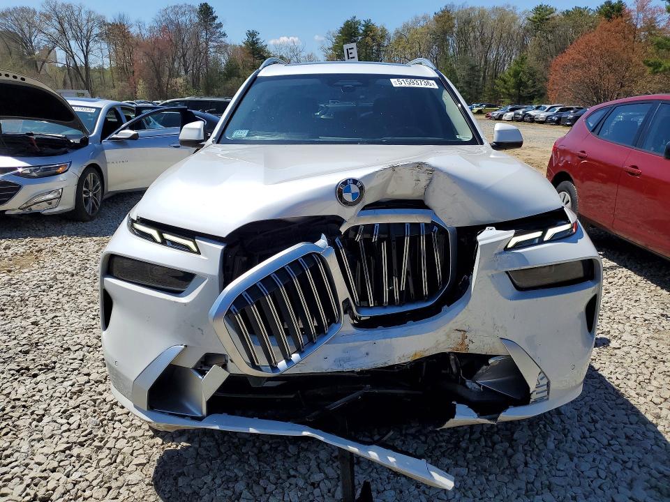 2024 BMW X7 VIN 5UX23EM04R9U34002 COPART salvage auction — FRONT END, Ma - Cert Of Title-Salvage, sold $31,500 on 2026-07-30 (photo 5)