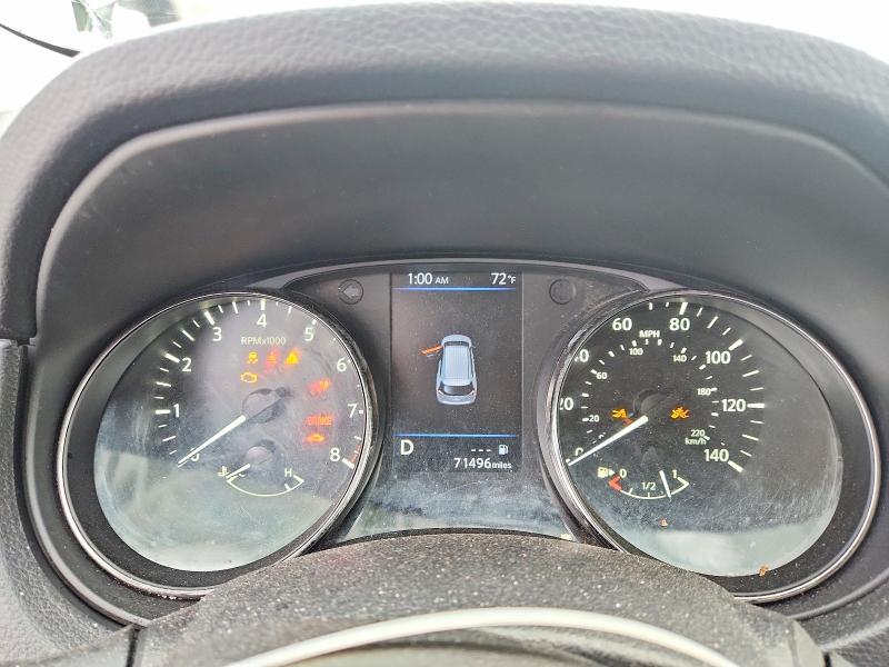 2020 Nissan Rogue VIN KNMAT2MV9LP532694 COPART salvage auction — FRONT END, Tn - Salvage Certificate, sold $1,750 on 2026-07-18 (photo 9)