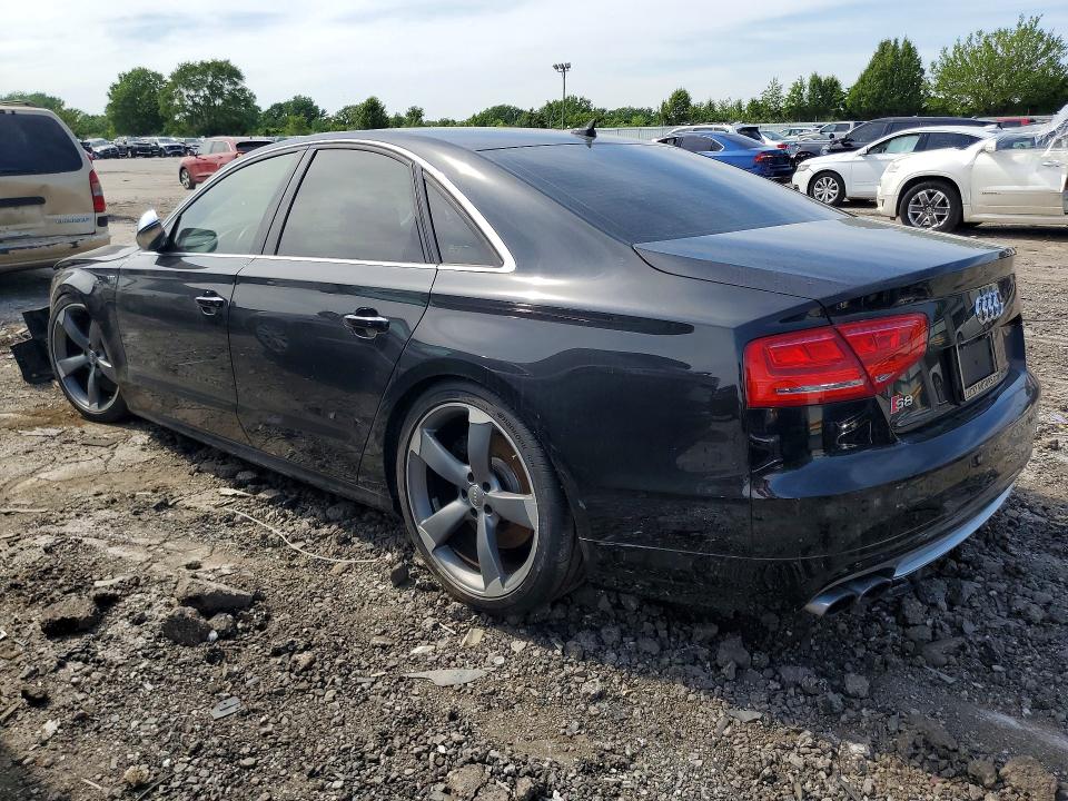 2014 Audi S8 VIN WAUD2AFD4EN002417 COPART salvage auction — FRONT END, Il - Certificate Of Title (P), sold $9,600 on 2026-07-29 (photo 2)