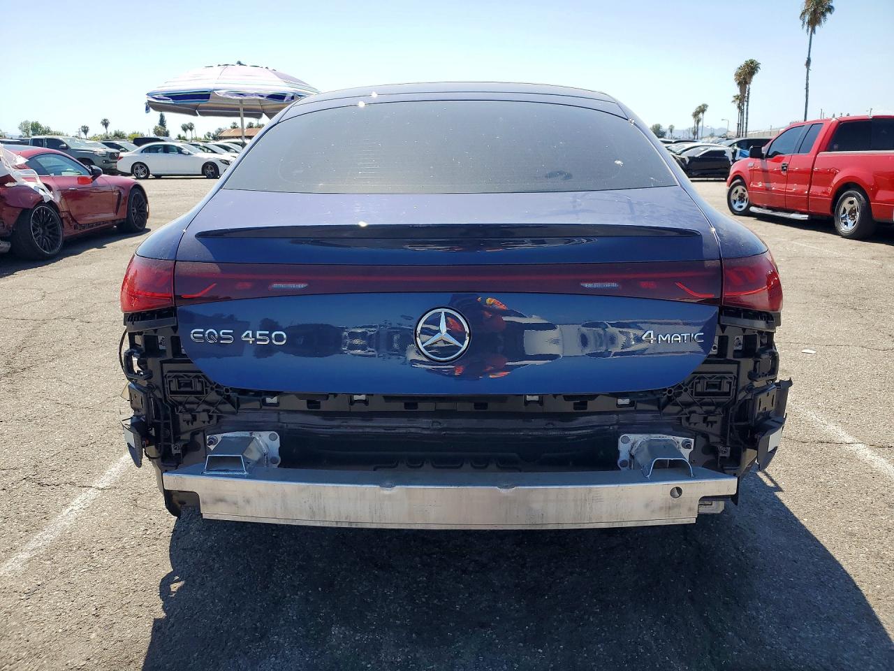 2023 Mercedes-Benz EQS VIN W1KCG2EB9PA039968 COPART salvage auction — Rear End, CA - SALVAGE CERTIFICATE, sold $26,000 on 2026-07-10 (photo 6)