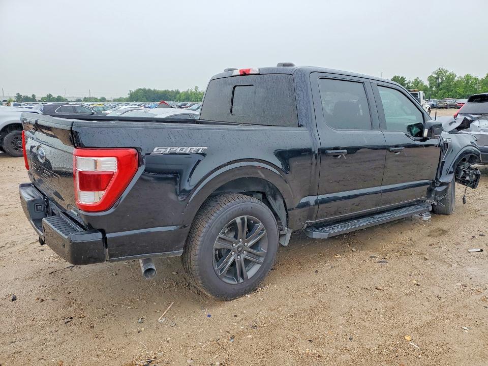2022 Ford F-150 VIN 1FTEW1C83NFA26561 COPART salvage auction — FRONT END, Tx - Certificate Of Title, sold $11,600 on 2026-07-31 (photo 3)