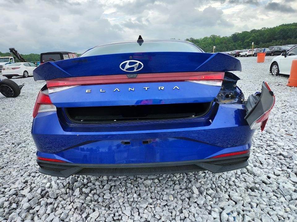 2021 Hyundai Elantra VIN 5NPLM4AGXMH044570 COPART salvage auction — REAR END, Ga - Cert Of Title-Salvage, sold $3,750 on 2026-07-07 (photo 6)