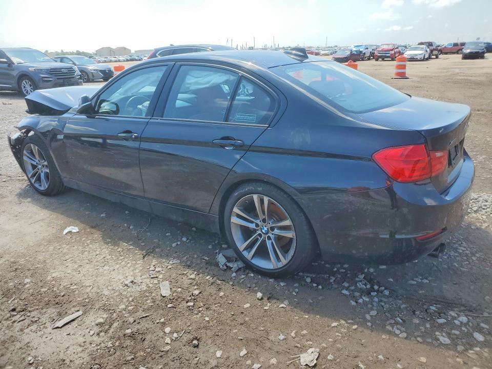 2013 BMW 3er VIN WBA3B3C5XDF542772 COPART salvage auction — FRONT END, Tx - Salvage Vehicle Title, sold $500 on 2026-07-20 (photo 2)
