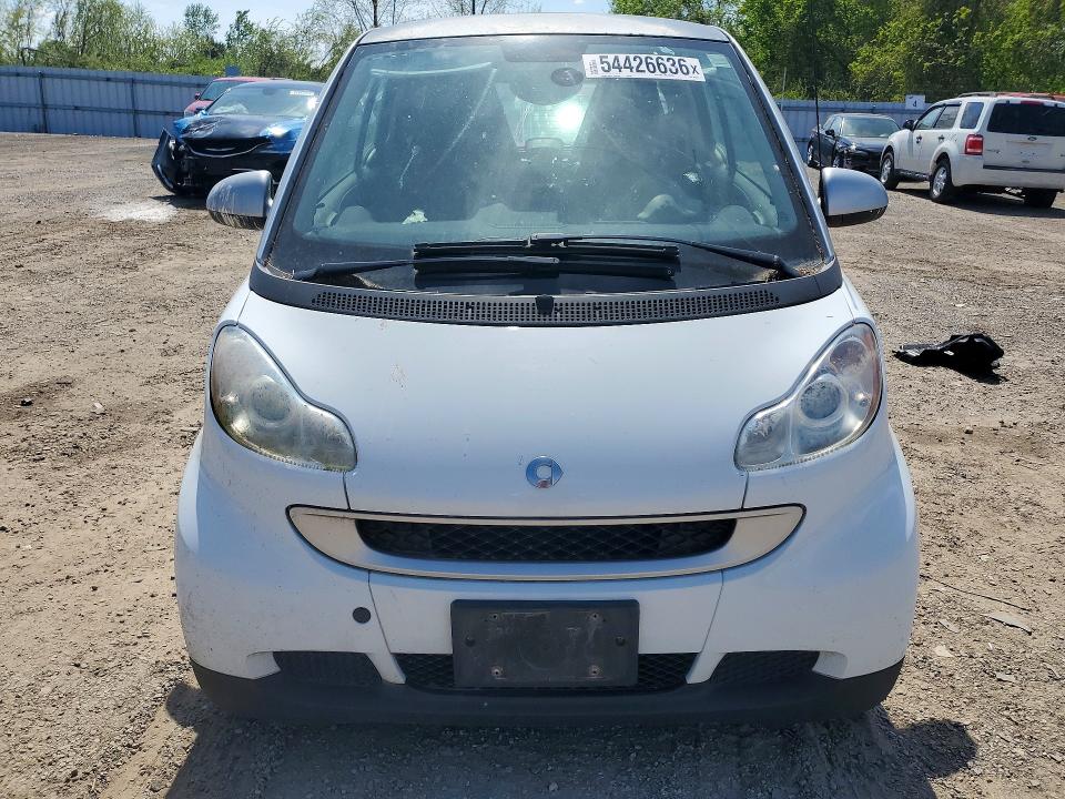 2012 Smart Fortwo VIN WMEEJ3BA1CK574384 COPART salvage auction — MECHANICAL, On - Permit No Brand - Unfit, sold $375 on 2026-07-09 (photo 5)