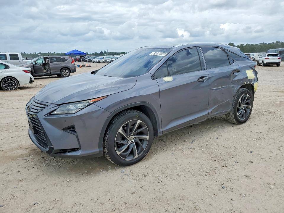 2016 Lexus Rx VIN 2T2ZZMCA2GC021355 COPART salvage auction — REAR END, Tx - Salvage Vehicle Title, sold $12,200 on 2026-07-31 (photo 1)