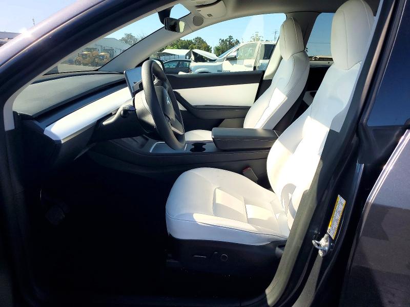 2021 Tesla Model y VIN 5YJYGDEE7MF197850 COPART salvage auction — UNDERCARRIAGE, Ca - Salvage Certificate, sold $10,300 on 2026-07-18 (photo 7)