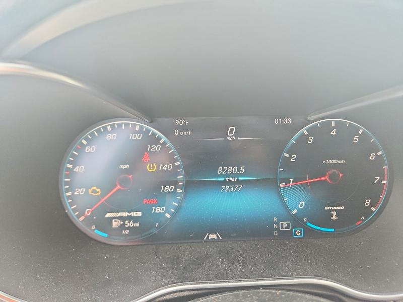 2020 Mercedes-benz C class VIN WDDWJ6EB9LF978847 COPART salvage auction — VANDALISM, MI - CERTIFICATE OF TITLE, sold $15,500 on 2026-07-09 (photo 9)