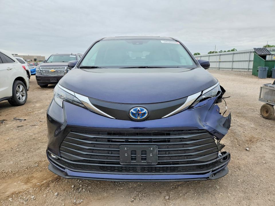 2025 Toyota Sienna VIN 5TDJRKEC2SS258366 COPART salvage auction — FRONT END, Ia - Cert Of Title-Salvage Title, sold $16,800 on 2026-07-03 (photo 5)