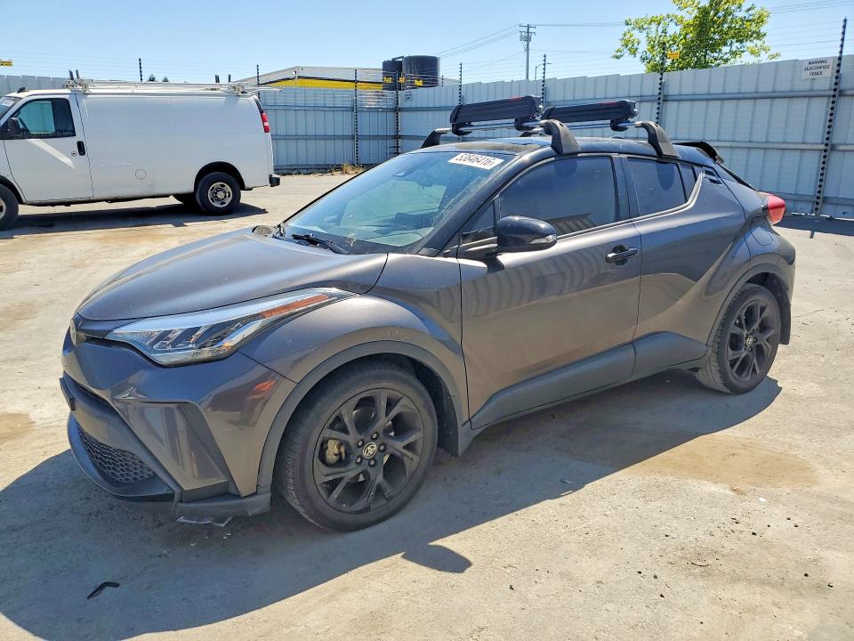 2021 Toyota C-hr VIN JTNKHMBX5M1102442 COPART salvage auction — REAR END, Ca - Salvage Certificate, sold $15 on 2026-07-21 (photo 1)