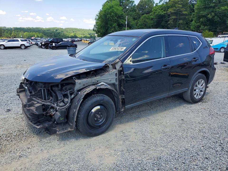 2017 Nissan VIN KNMAT2MT0HP611628 COPART salvage auction — FRONT END, Nc - Salvage Certificate Of Title, sold $1,800 on 2026-07-02 (photo 1)