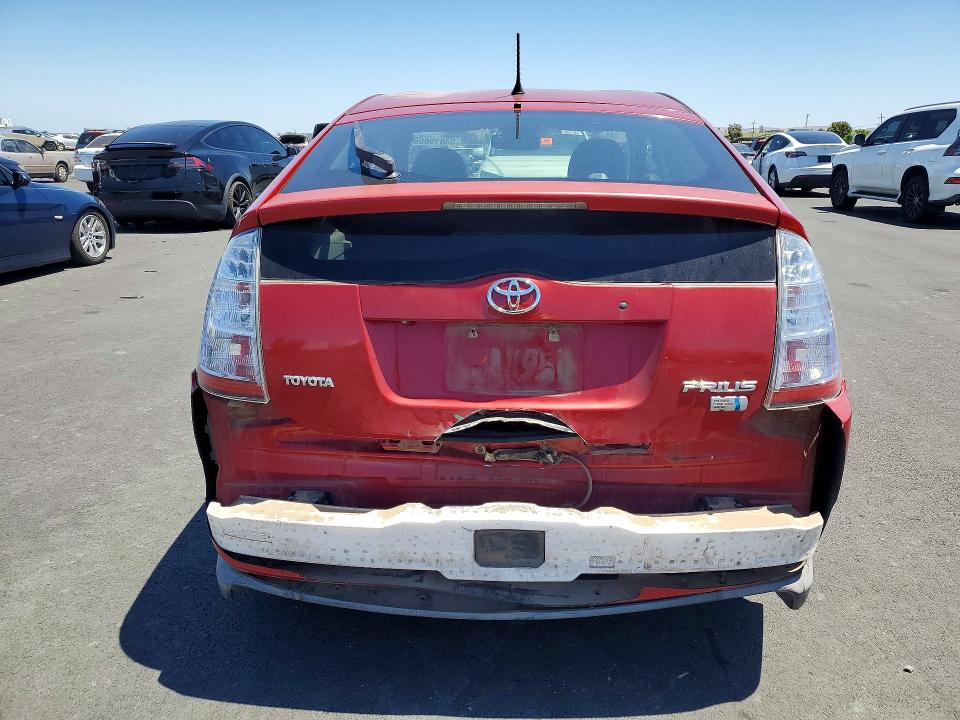 2008 Toyt Prius VIN JTDKB20U283400573 COPART salvage auction — REAR END, CA - SALVAGE CERTIFICATE, sold $80 on 2026-07-29 (photo 6)