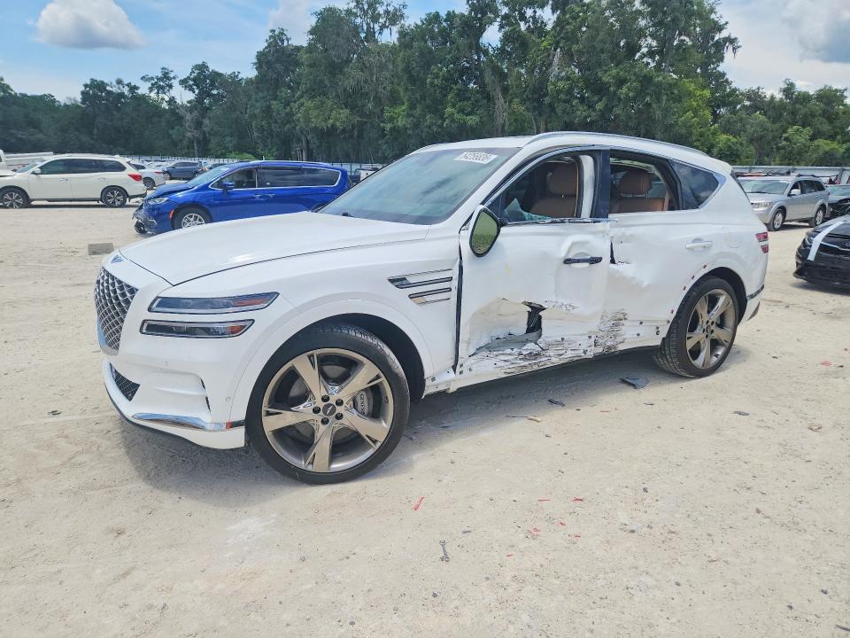 2023 Genesis VIN KMUHBDSB9PU121774 COPART salvage auction — SIDE, Salvage Title, sold $7,000 on 2026-07-21 (photo 1)