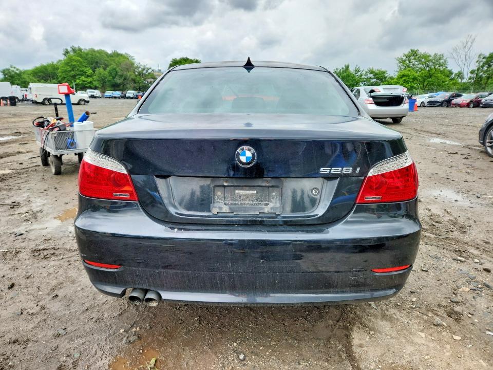 2008 BMW 5 series VIN WBANU53538CT10519 COPART salvage auction — SIDE, MD - PARTS ONLY-NO TITLE LETTER, sold $425 on 2026-07-14 (photo 6)