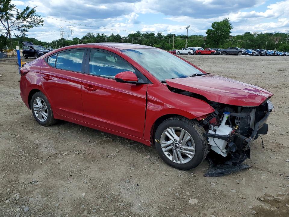 2020 Hyundai VIN KMHD84LFXLU984235 COPART salvage auction — FRONT END, Md - Cert Of Salvage > 75% Damage, sold $2,500 on 2026-07-18 (photo 4)