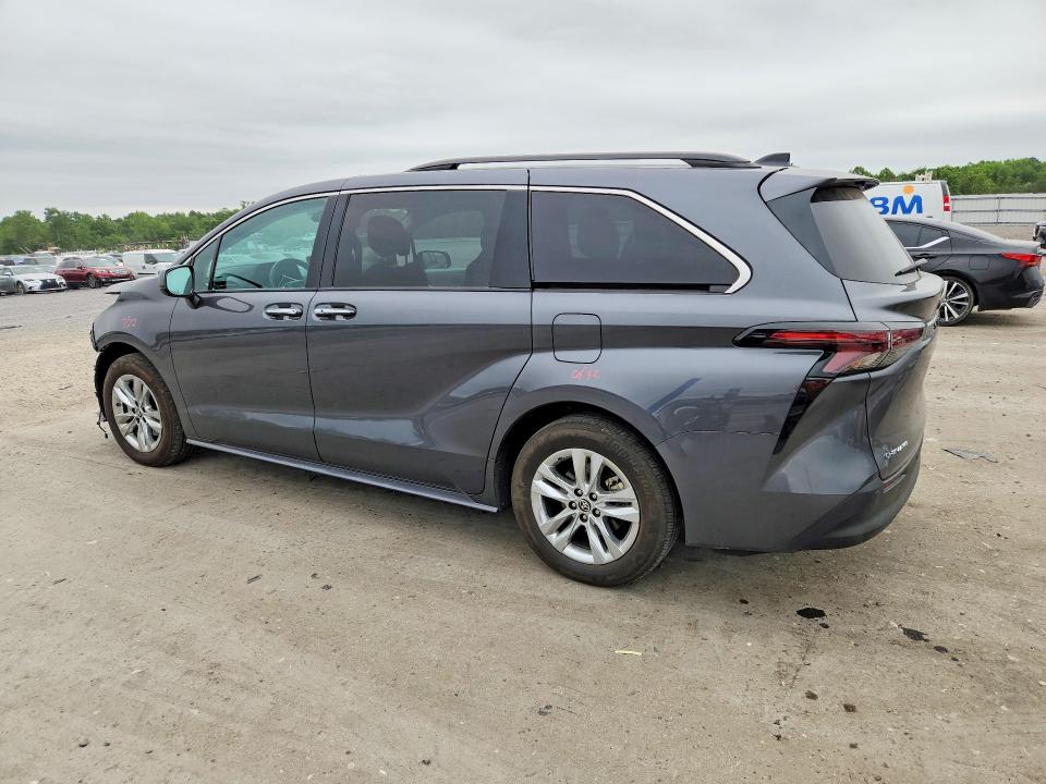 2025 Toyota Sienna VIN 5TDJSKFC0SS173853 COPART salvage auction — FRONT END, Va - Cert Of Title - Salvage, sold $23,400 on 2026-07-22 (photo 2)