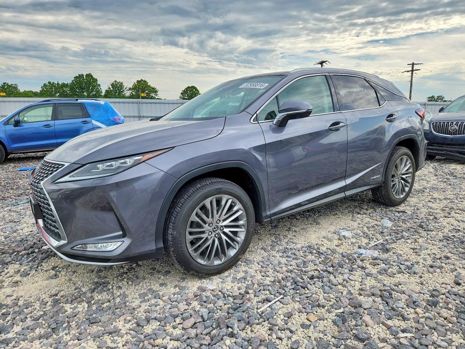 2021 Lexus Rx VIN 2T2JGMDA8MC065423 COPART salvage auction — HAIL, Mo - Certificate Of Title, sold $24,600 on 2026-07-08 (photo 1)