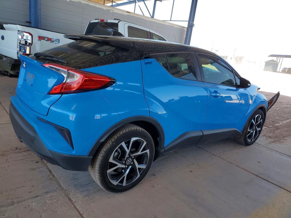 2019 Toyota C-hr VIN JTNKHMBX7K1055282 COPART salvage auction — FRONT END, Az - Cert Of Title - Salvage, sold $2,850 on 2026-07-14 (photo 3)