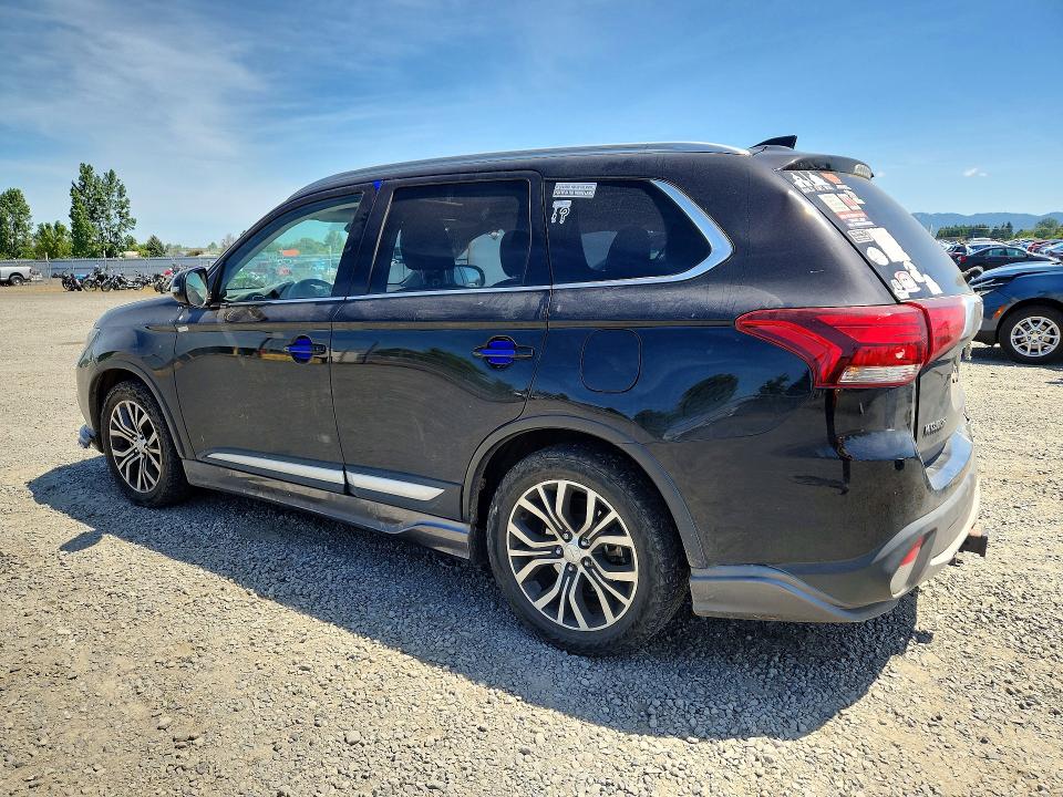 2018 Mitsubishi Outlander VIN JA4AZ3A38JZ015311 COPART salvage auction — REAR END, Or - Salvage Title Certificate, sold $3,550 on 2026-07-07 (photo 2)