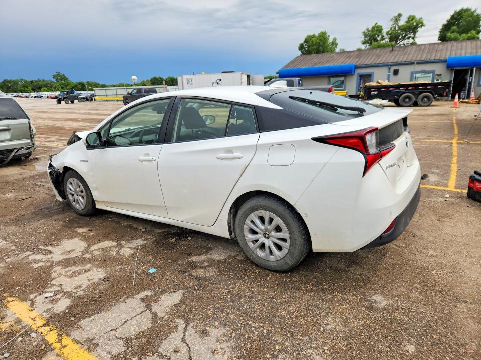 2020 Toyota Prius VIN JTDKARFU7L3110017 COPART salvage auction — FRONT END, Ok - Cert Of Title-Salvage, sold $4,350 on 2026-07-13 (photo 2)