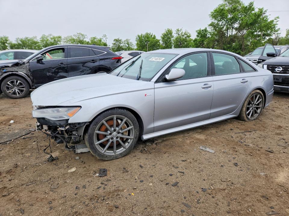 2016 Audi A6 VIN WAUFGAFC5GN079530 COPART salvage auction — FRONT END, Md - Cert Of Salvage > 75% Damage, sold $1,500 on 2026-07-09 (photo 1)