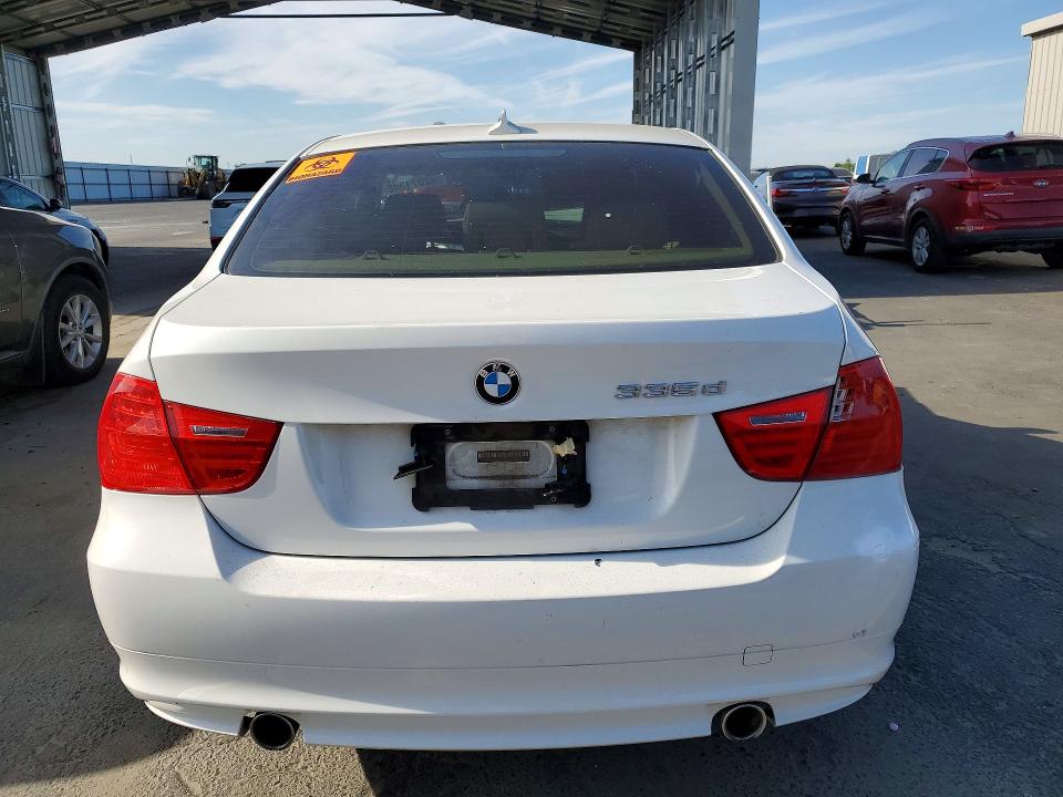 2011 BMW 3er VIN WBAPN7C50BA949218 COPART salvage auction — FRONT END, Ca - Salvage Certificate, sold $400 on 2026-07-23 (photo 6)