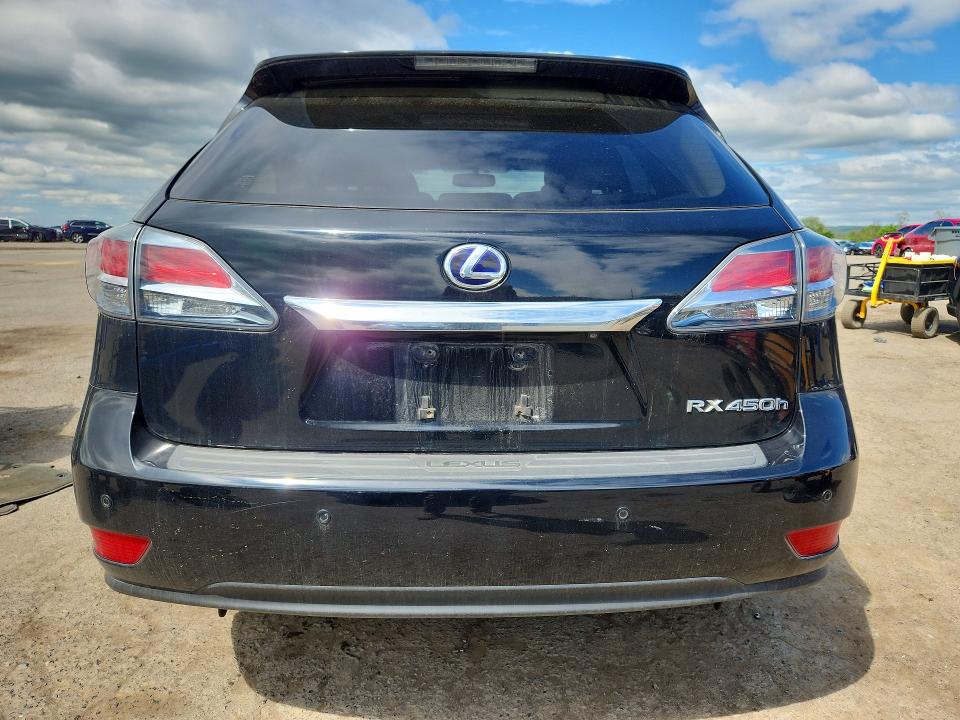 2013 Lexus Rx 450h VIN JTJBC1BAXD2451326 COPART salvage auction — NORMAL WEAR, Pa - Cert Of Title, sold $3,850 on 2026-07-02 (photo 6)