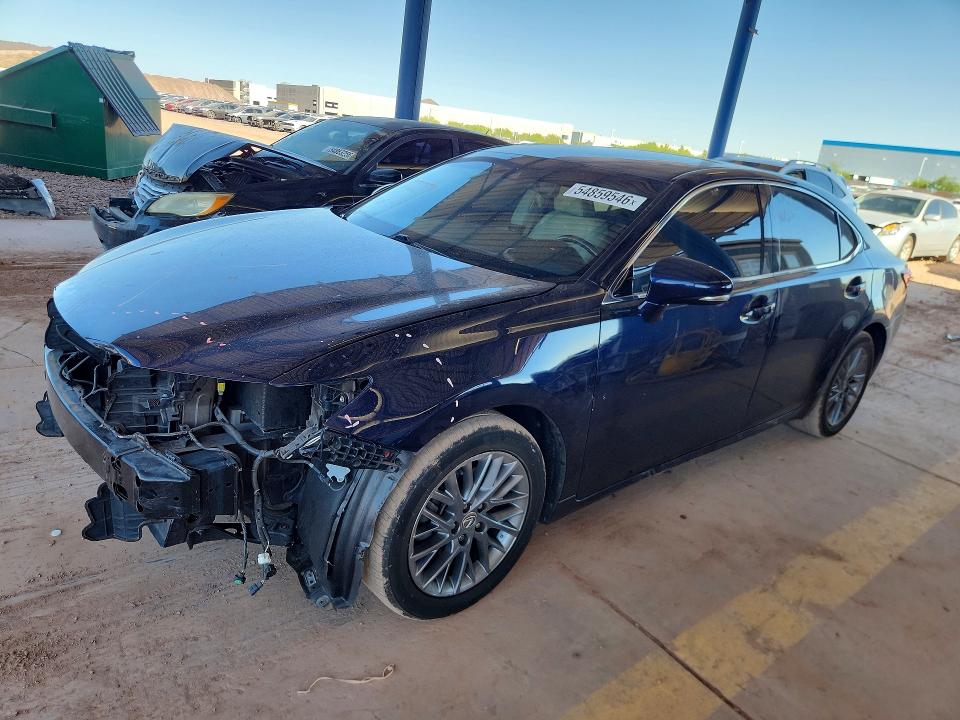 2018 Lexus ES VIN 58ABK1GG1JU099907 COPART salvage auction — FRONT END, Ca - Salvage Certificate, sold $9,500 on 2026-07-09 (photo 1)