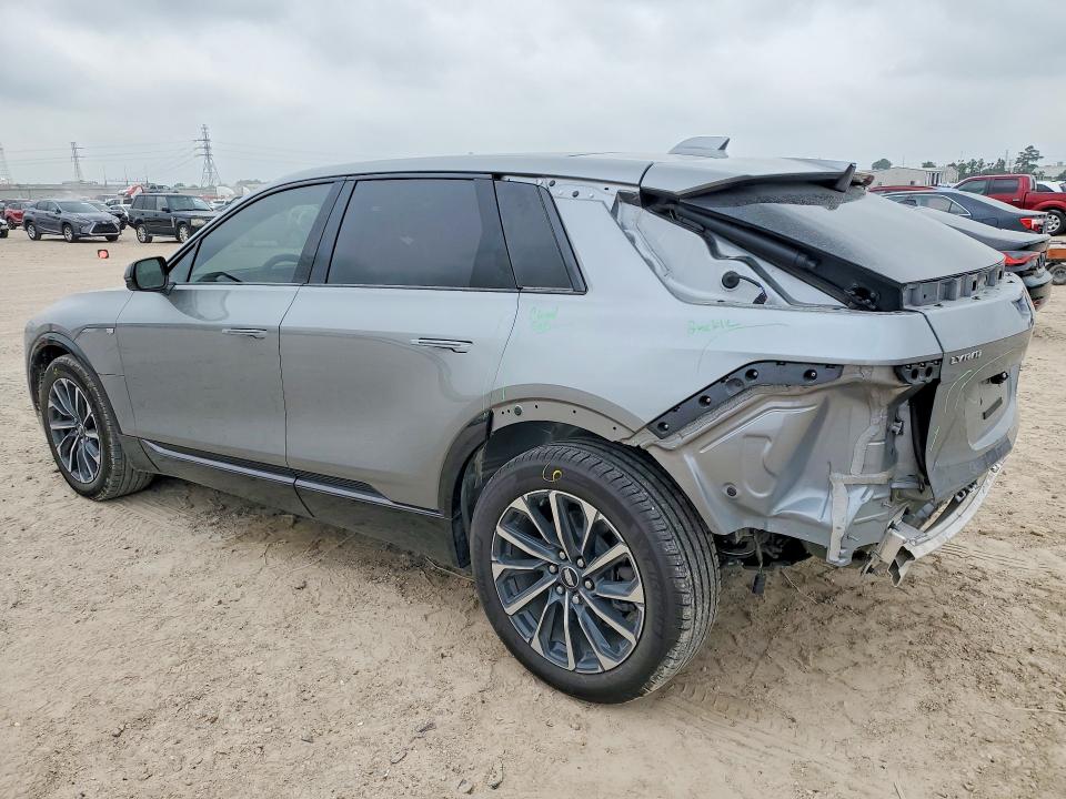 2025 Cadillac Lyriq VIN 1GYKPURK7SZ316651 COPART salvage auction — REAR END, Tx - Salvage Vehicle Title, sold $16,900 on 2026-07-24 (photo 2)