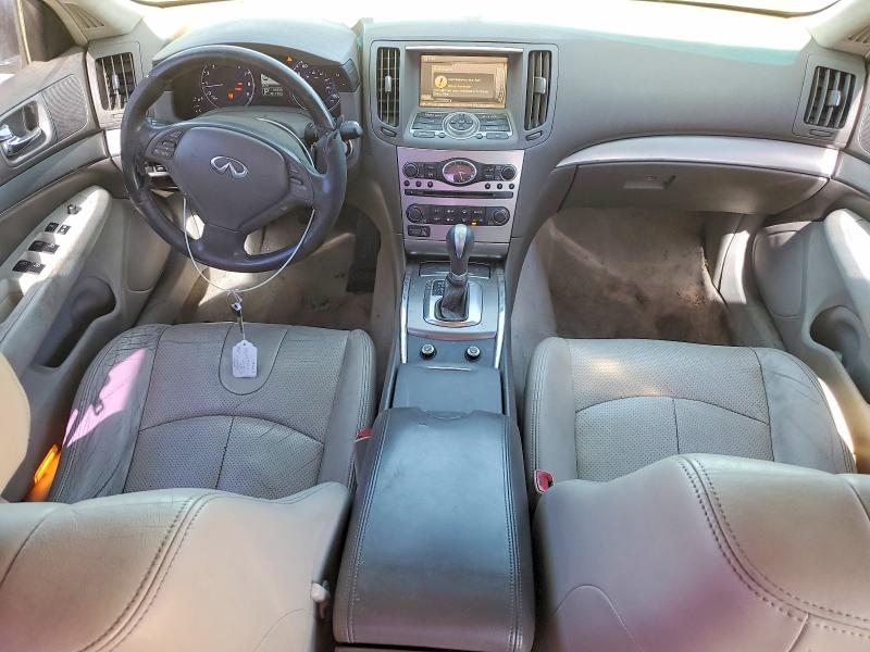 2013 Infiniti VIN JN1CV6AP9DM305799 COPART salvage auction — FRONT END, Ca - Salvage Certificate, sold $900 on 2026-07-06 (photo 8)
