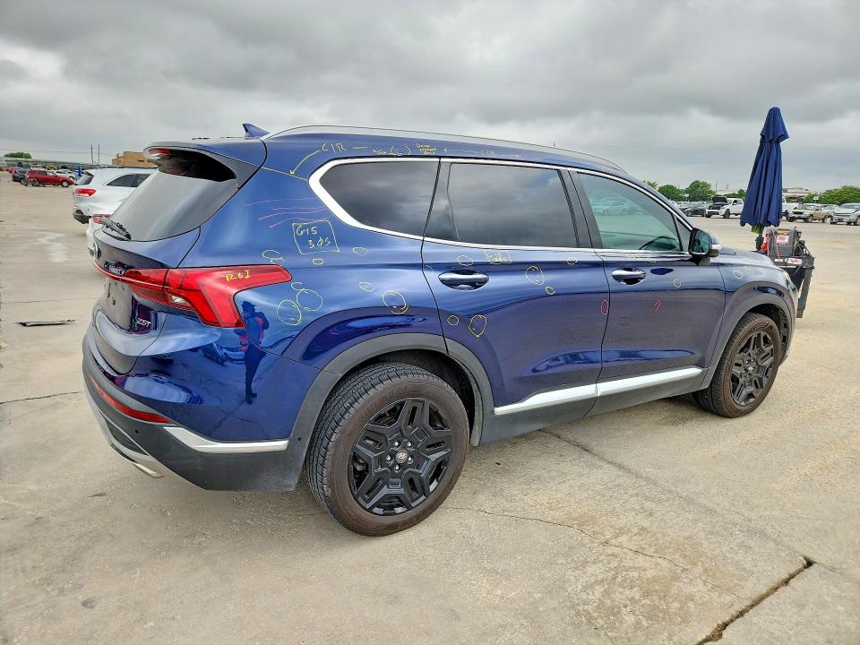 2022 Hyundai VIN 5NMS44AL3NH376910 COPART salvage auction — HAIL, Tx - Certificate Of Title, sold $7,200 on 2026-07-09 (photo 3)