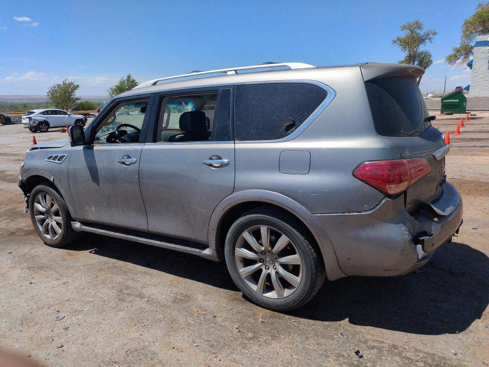 2013 Infiniti Qx56 VIN JN8AZ2NE2D9042363 COPART salvage auction — VANDALISM, Nm - Cert Of Title-Salvage, sold $1,900 on 2026-07-16 (photo 2)