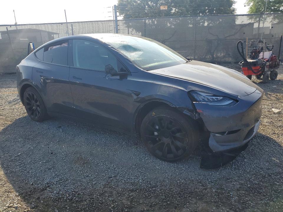 2023 Tesla Model y VIN 7SAYGAEEXPF599058 COPART salvage auction — FRONT END, Ca - Salvage Certificate, sold $9,200 on 2026-07-28 (photo 4)