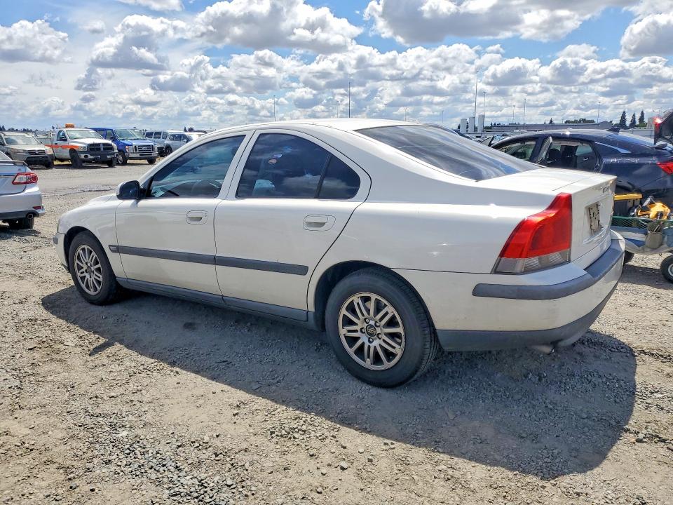 2003 Volvo S60 VIN YV1RS64A132252317 COPART salvage auction — SIDE, CA - SALVAGE CERTIFICATE, sold $350 on 2026-09-03 (photo 2)